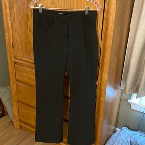 Dress pants. Black with pinstripe. Michael kors size S. Gramercy fit. Boot cut